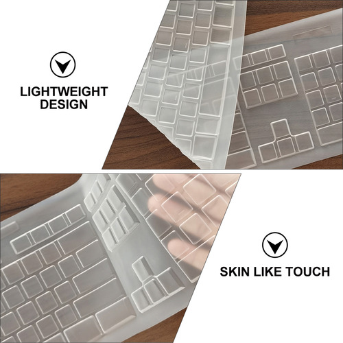 Funda De Teclado Con Película Para Teclado, 2 Piezas, Compat