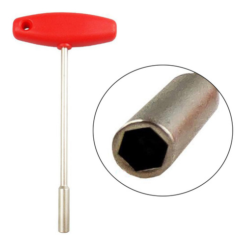 Llave De Radios Interna De Bicicleta Vaso Hexagonal 4.7nn
