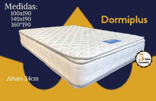 Colchón Queen Regal Dormiplus Doble Pillow Ortopédico