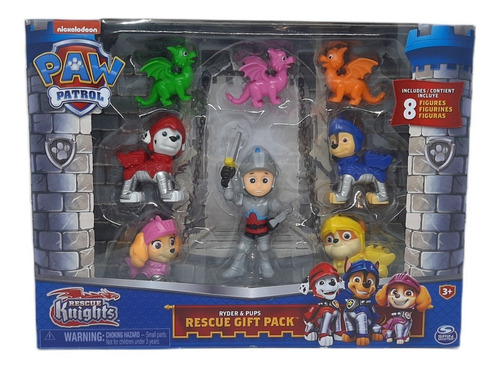 Paw Patrol Rescue Knights- Set De Figuras