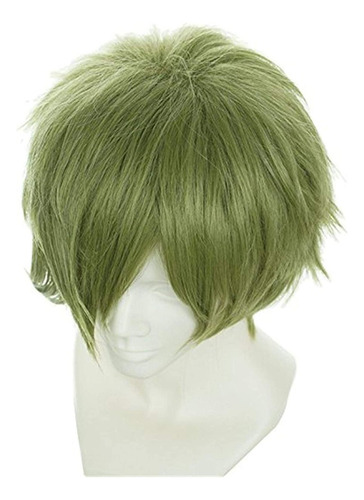 Jogo Touken Ranbu Online Uguisumaru Masculino Curto Verde