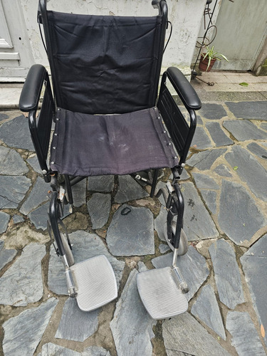 Silla De Ruedas Reforzada Merits 180 Kg Usada. No Envio Negro (Usado)