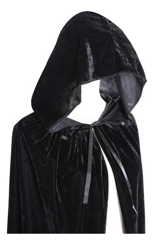 Capa De Terciopelo Larga De Halloween Para Adulto