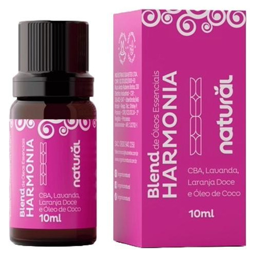 Blend De Óleo Essencial Harmonia Natural 10ml