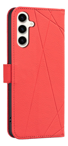 Funda De Piel Con Tapa Para Samsung Galaxy S25 S24 S23