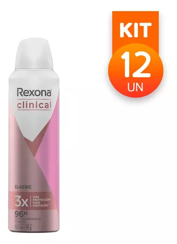 Antitranspirante Aerosol Rexona Clinical Classic 150ml