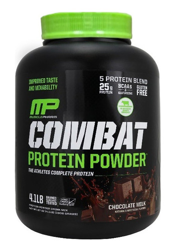 Proteína Musclepharm Combat Protein Powder 4lb/1.9kg 52 Srv