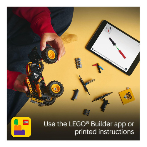 Monster Jam Digatron Pull Back De Lego Technic