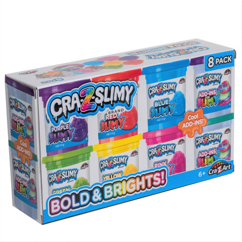 Slime Cra-z-art Cra-z-slimy Bold & Bright Multicolor