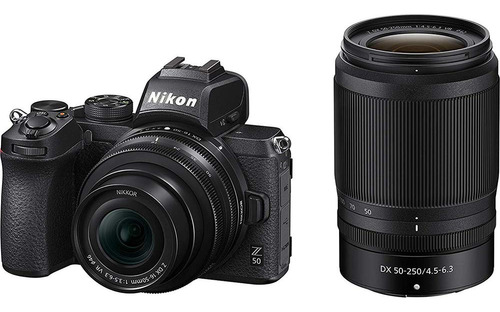 Nikon Cuerpo De Cámara Sin Espejo Z50 Dx Con Nikkor Z Dx 0.