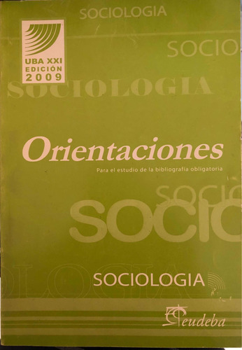 Orientaciones Sociología