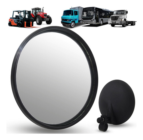 Espelho Universal Biônico Convexo Caminhão / Ônibus 170mm