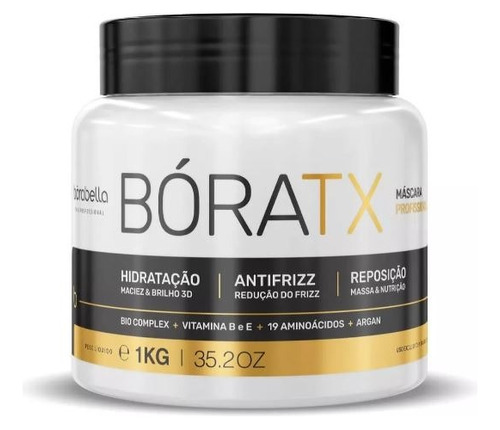 Borabela Bóratox Orgânico Máscara Redutora Disciplinante 1kg