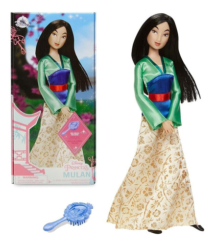 Muñeca Disney Princesas Mulan Original Nueva Disney Store