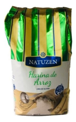 Harina De Arroz 1kg Natuzen