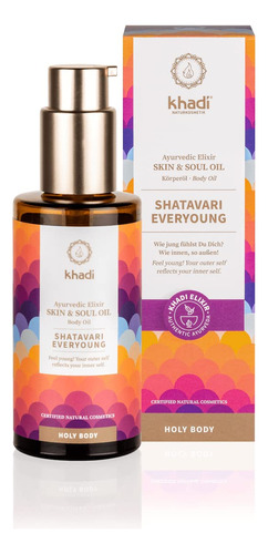 Khadi Shatavari Everyoung - Aceite Corporal Ayurvédico Par.