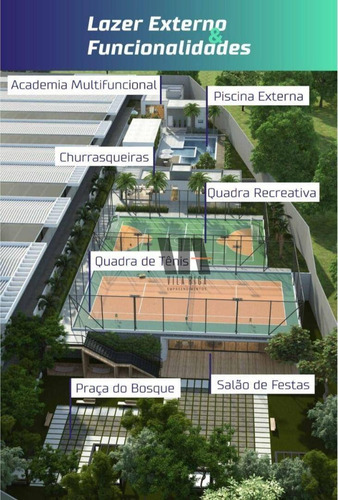Imagem 2 de 11 de Apartamento De 62m2 Com 2 Dorm Sendo 1 Suíte, Sala 2 Amb, Varanda Gourmet, 2 Vagas De Garagem Cobertas No Le Monde Campolim, Lazer Completo. - Ap1097