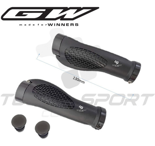 Imagen 2 de 7 de Mangos Grip Puño Con Descanso Manillar Bicicleta Mtb Playera