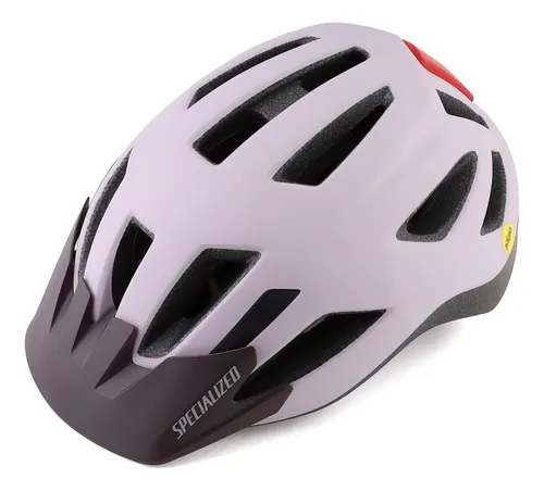 Casco Bicicleta Specialized Ciclismo Shufle Led Color Lila Talle Joven