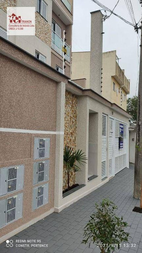 Imagem 8 de 12 de Apto S/cond Novo 2 Dorms, 42 M² + Sacada E Área Ilum. Por R$ 278.000 - Vila Tibiriçá - Santo André/sp - Ap3151