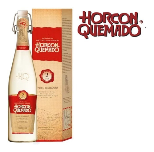 Pisco Horcón Quemado 40º 2 Años 645cc