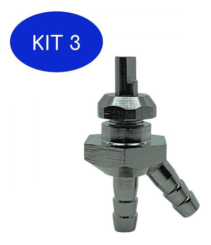 Kit 3 Registro Unidade De Água / Cuspideira Modelo Kavo