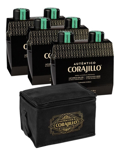 Carajillo Auténtico Corajillo Descafeinado 3 Duos + Hielera 