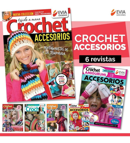 Promo Pack Crochet Accesorios - 6 Revistas - 