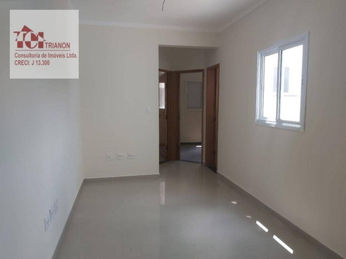 Imagem 2 de 8 de Apartamento Com 2 Dormitórios À Venda, 45 M² Por R$ 300.000,00 - Vila Pires - Santo André/sp - Ap3201