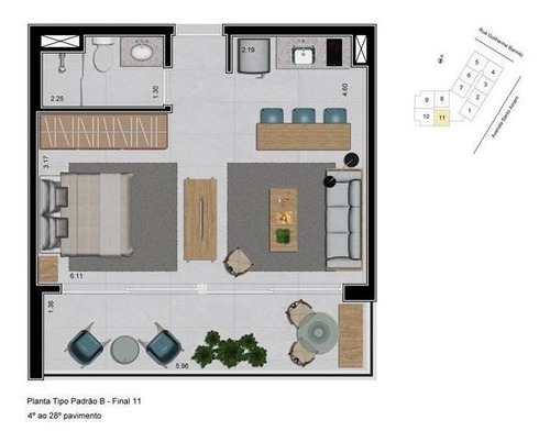 Imagem 14 de 14 de Apartamentos Studio No Helbor Nun Vila Nova A Partir De 42m²