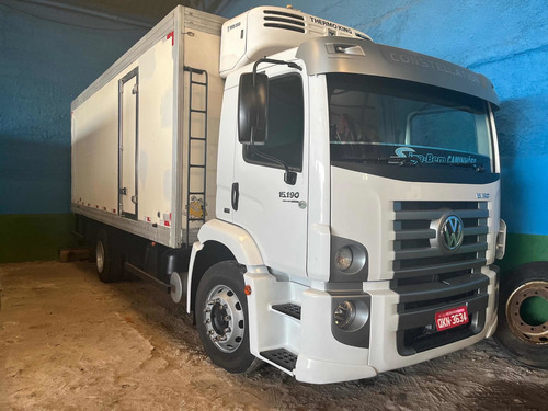 Imagem 2 de 21 de Vw 15190 Bau 2014 A Diesel Gancheiro No Chassis 200 Mil