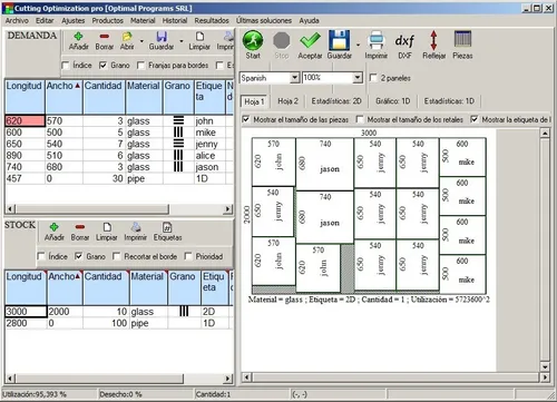 Cut Optimizer Despiece De Materiales Software Pc