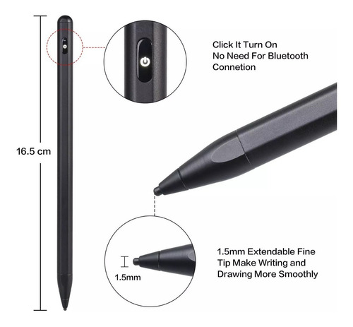 Lápiz Touch Active Stylus Pen Universal Android Windows Ios
