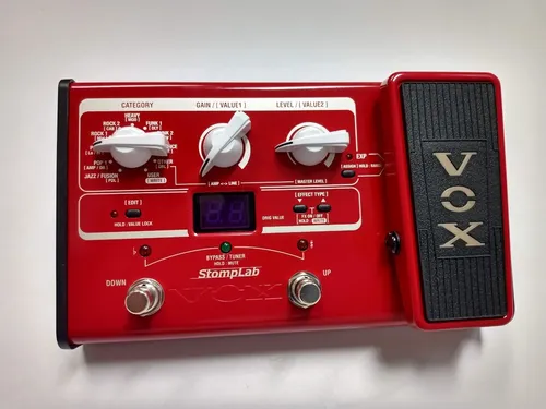 Pedalera Multiefectos Con Pedal Expresion Vox Stomplab Sl2b
