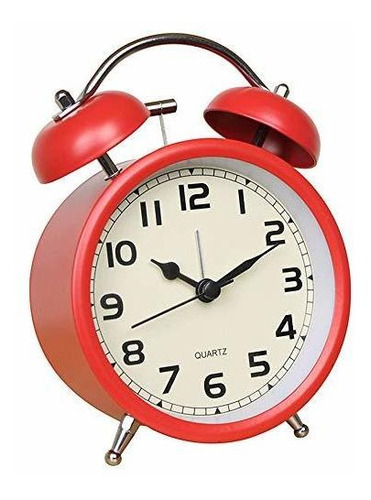 Time Vanguard - Reloj Despertador Con Doble Campana (silenci