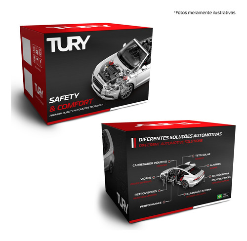 Módulo De Automação Tury Vidro Eletrico P/ Sentra 22 Diante