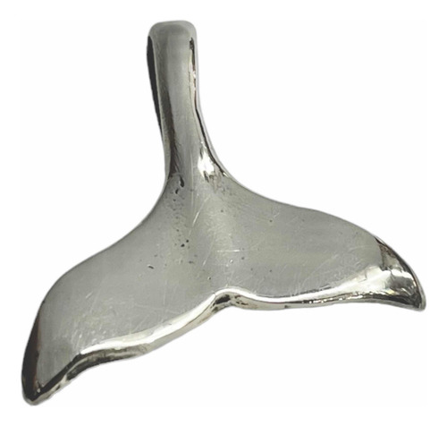 Cola Sirena O Ballena Plata Auténtica Ley 925 Taxco