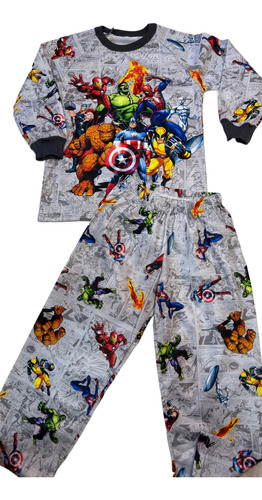 Pijamas Varios Personajes Para Niños Otoño Invierno