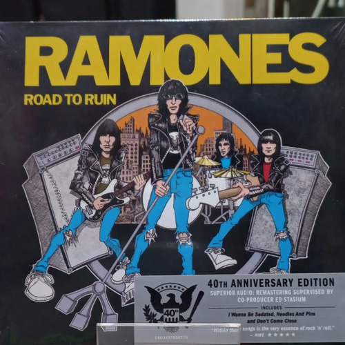 Ramones -road To Ruin Cd Mini Lp Version 40 Anny Imp