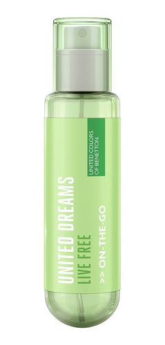 Benetton United Dreams Live Free Edt Perfume Dama