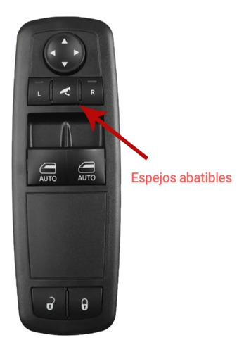 Control Maestro Vidrios Eléctricos Dodge Ram 2 Puertas 2014