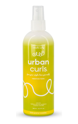 Tratamiento Activador Para Rizos Urban Curls Sin Sal 360 Ml