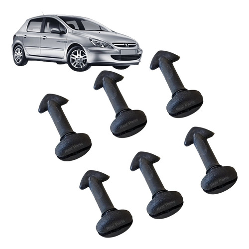 Kit 6 Trava Plástica Tampa Cabeçote 307 Xsara Picasso 2.0