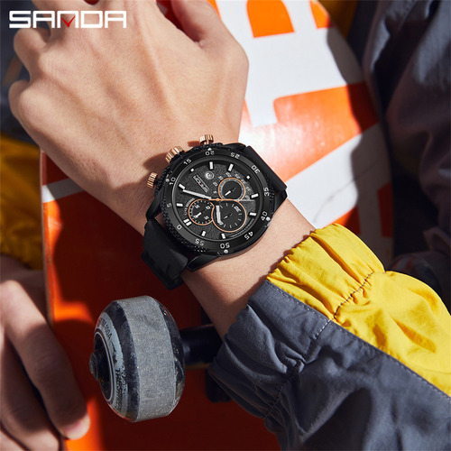 Reloj Sanda Man Luminous Chronograph Date Quartz 5314