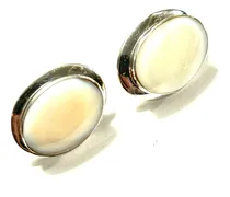Comprar Aros Plata Ley 925 Y Nácar P18