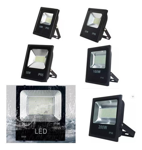 Lampara Reflector Led Panel Solar 15w 40w 60w 100w