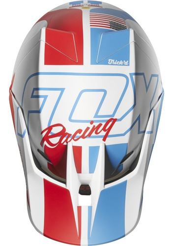 Imagen 4 de 9 de Casco Fox V3 Edicion Limitada Rwt Motocross #20858-574