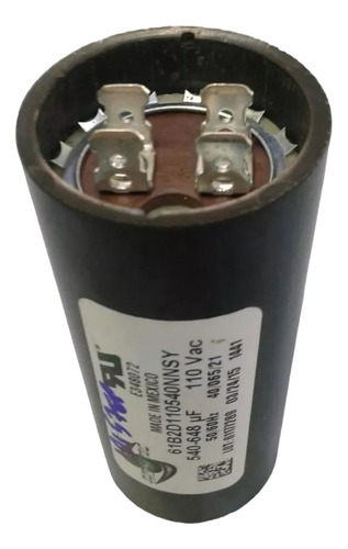 Capacitor Partida Motor Eletrolítico 540-648uf 110 Vac