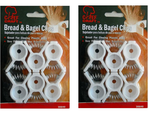 Fba Clip Para Pan Y Bagel, Color Blanco
