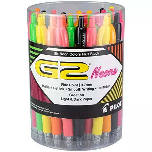 Bolígrafos de gel Pilot G2 premium recargables y retráctiles